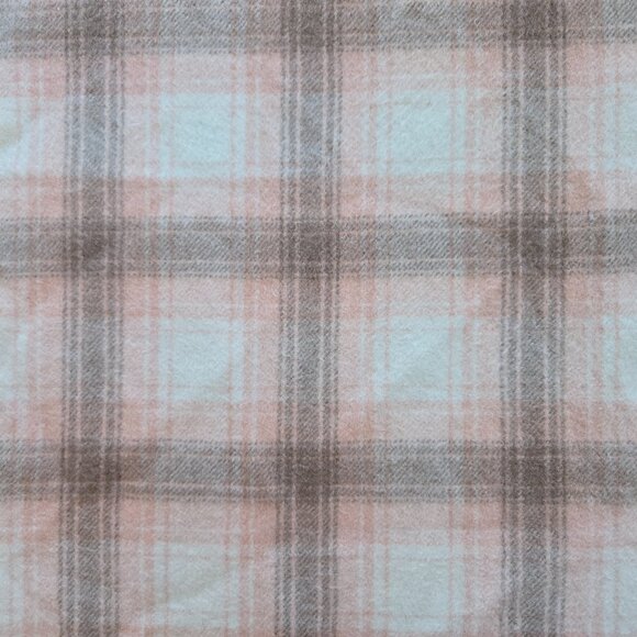 NWOT Snow Lotus Cashmere Scarf Pinkish Brown Plaid - Picture 5 of 6
